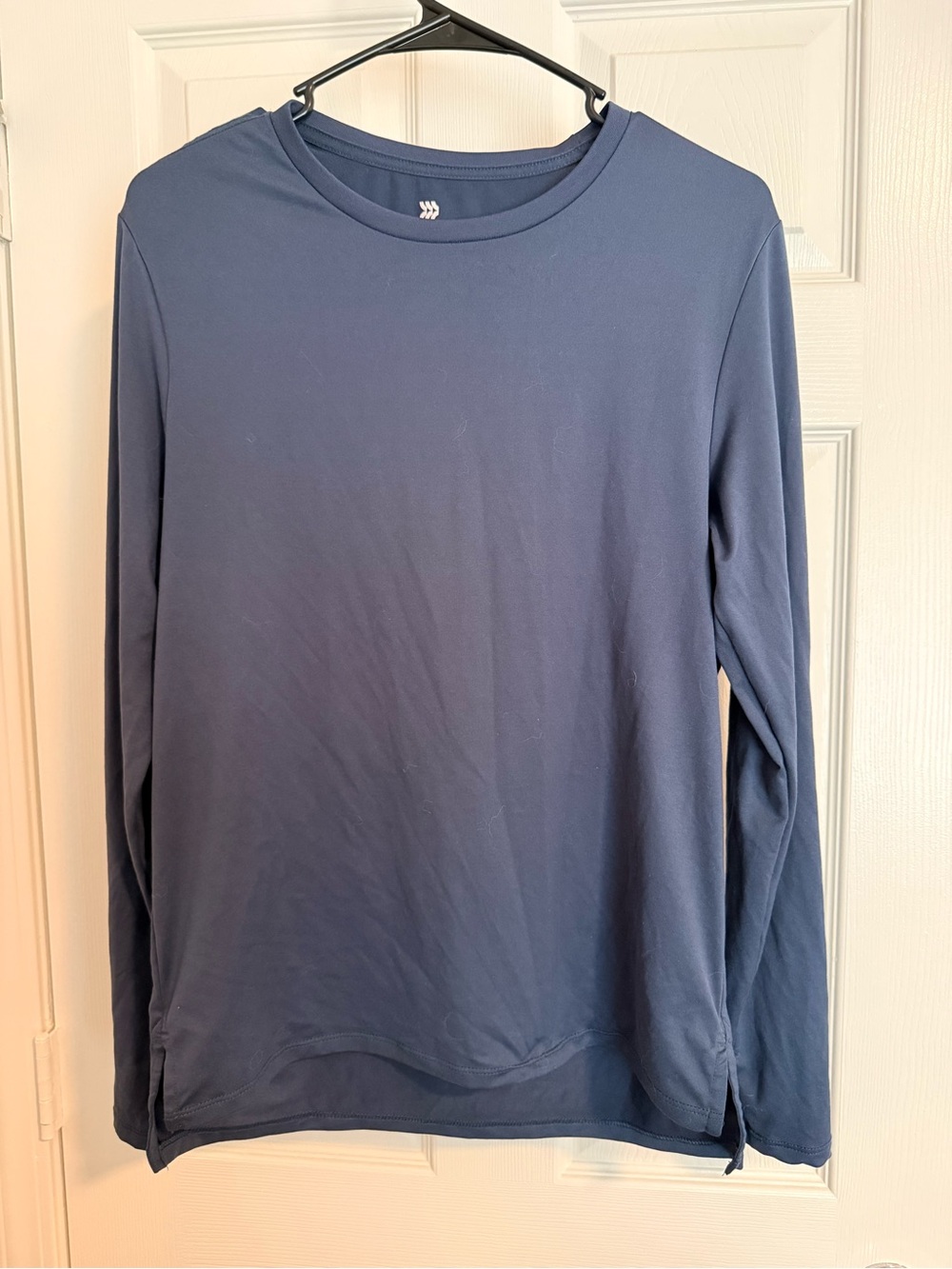 all in motion Men's Long-Sleeve Crew Shirt in Blue